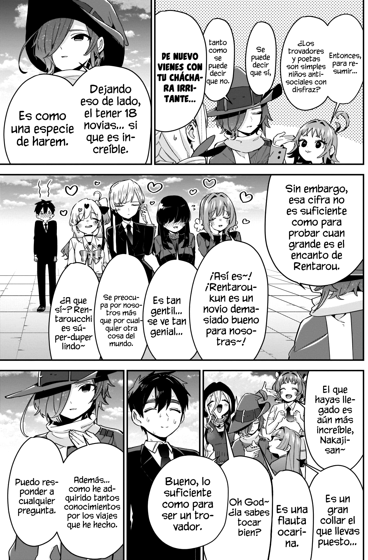 Kimi no koto ga Dai Dai Dai Dai Daisuki na 100-nin no Kanojo Capitulo 95: Los trovadores lo saben todo página 4