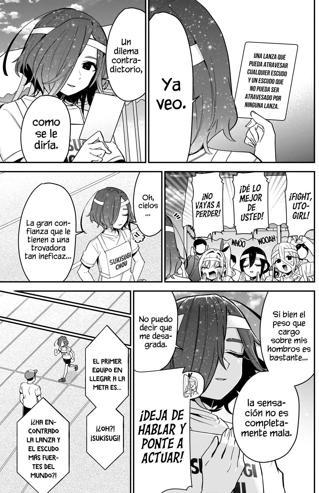 Kimi no koto ga Dai Dai Dai Dai Daisuki na 100-nin no Kanojo Capitulo 97: La Familia Rentarou Vs. El festival deportivo de cuatro distritos página 16