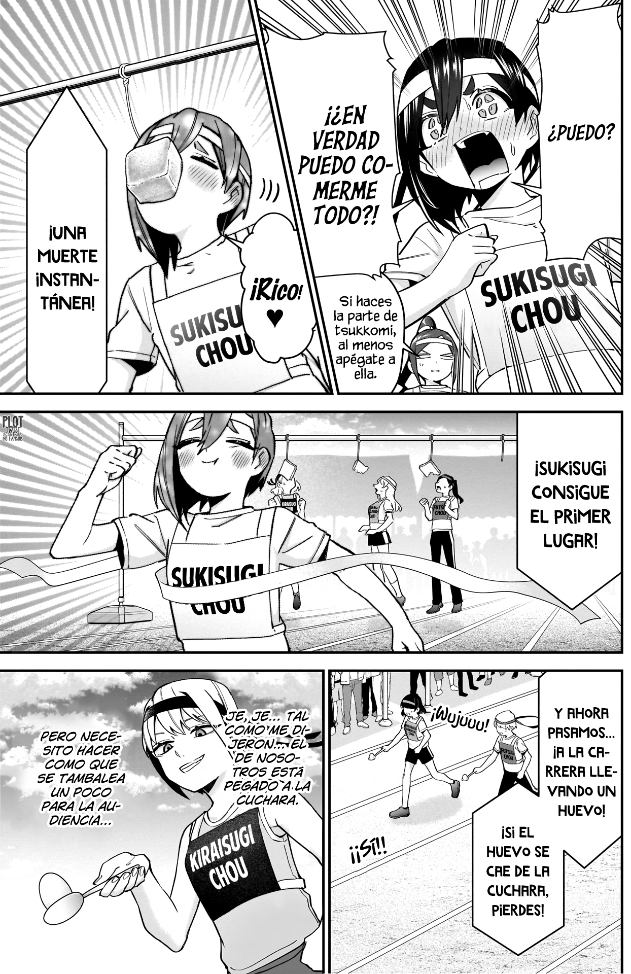 Kimi no koto ga Dai Dai Dai Dai Daisuki na 100-nin no Kanojo Capitulo 97: La Familia Rentarou Vs. El festival deportivo de cuatro distritos página 18