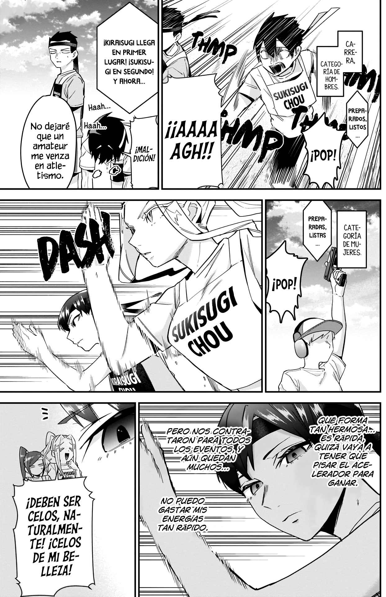 Kimi no koto ga Dai Dai Dai Dai Daisuki na 100-nin no Kanojo Capitulo 97: La Familia Rentarou Vs. El festival deportivo de cuatro distritos página 8