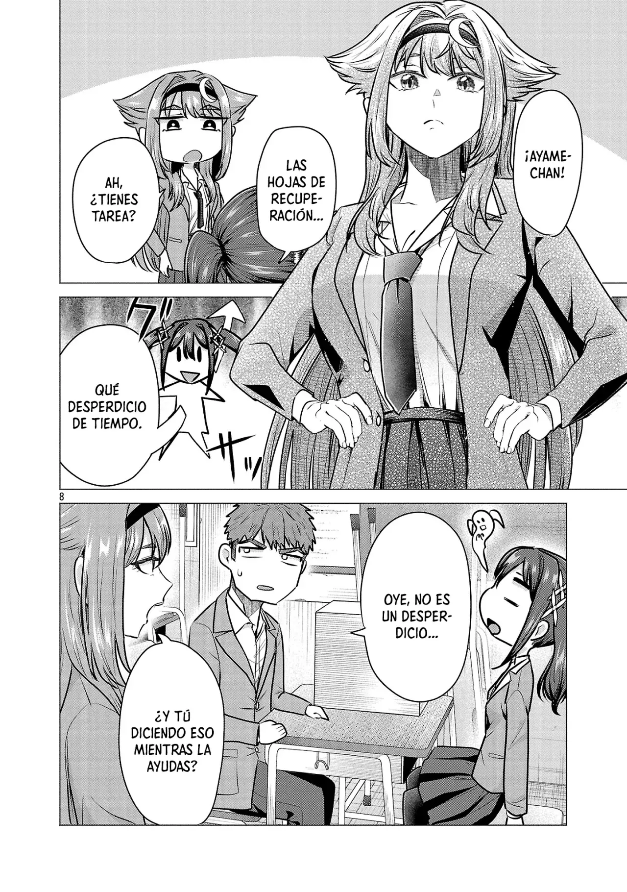 Make Heroine wo Katasetai!! Capitulo 10: ¡Quiero terminar mis hojas de recuperación! página 9