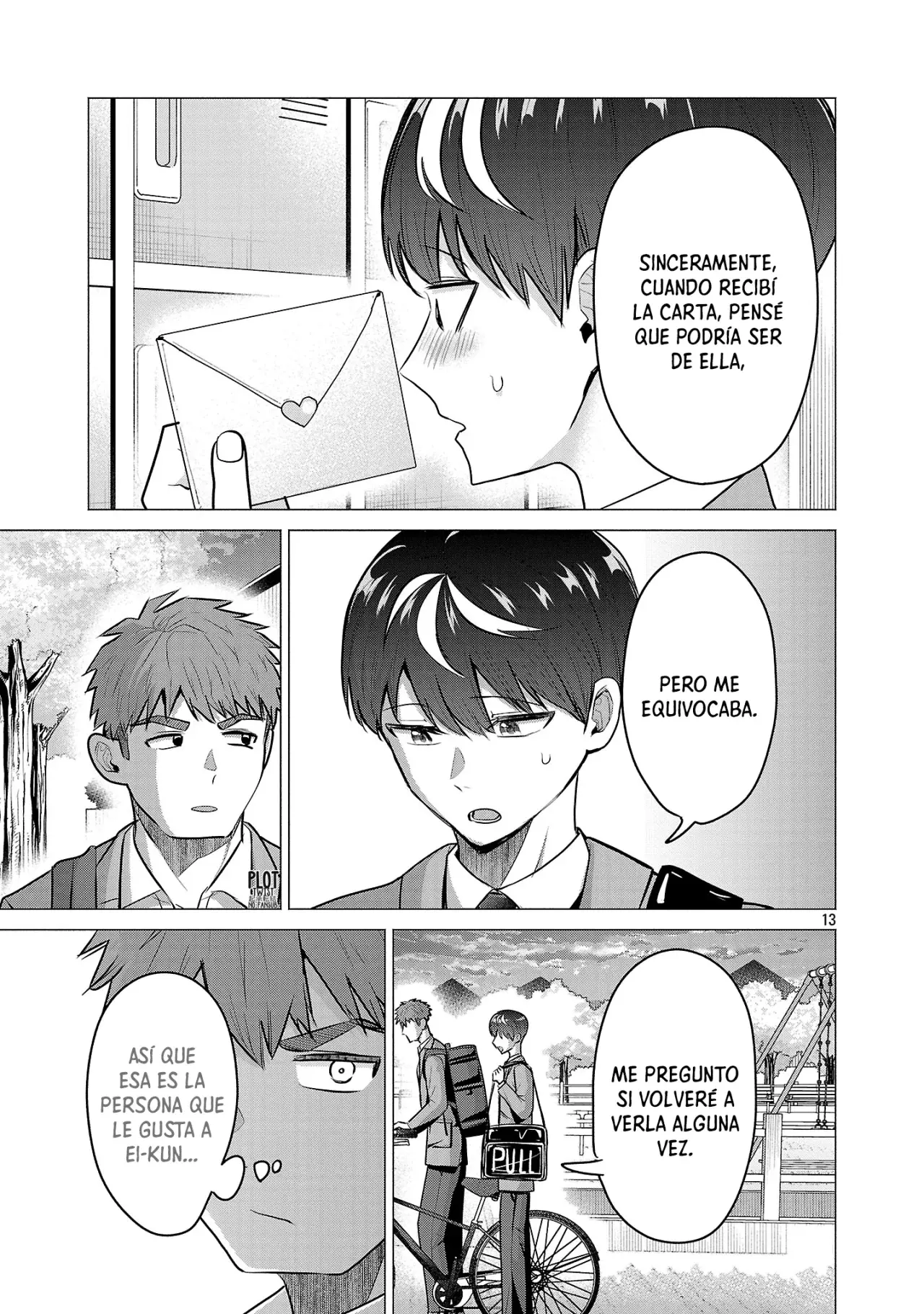 Make Heroine wo Katasetai!! Capitulo 12: ¡Quiero saber de quién está enamorado! página 14