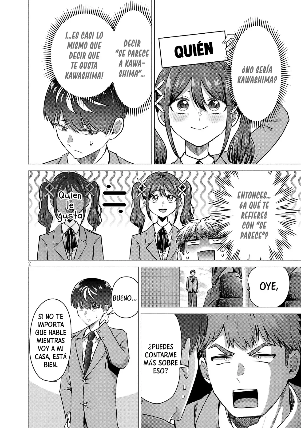 Make Heroine wo Katasetai!! Capitulo 12: ¡Quiero saber de quién está enamorado! página 3