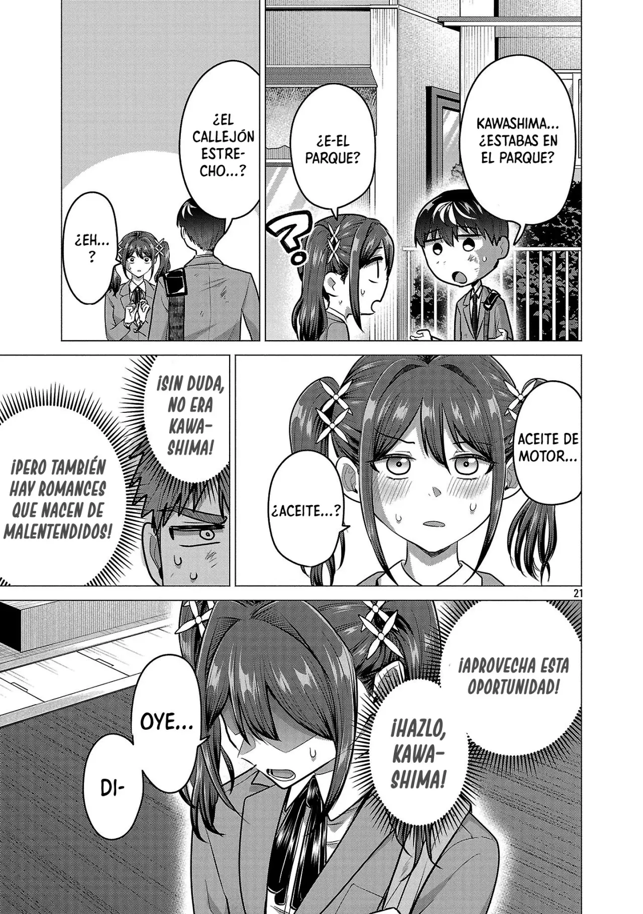 Make Heroine wo Katasetai!! Capitulo 13: ¡Quiero descubrir quién es ella! página 21