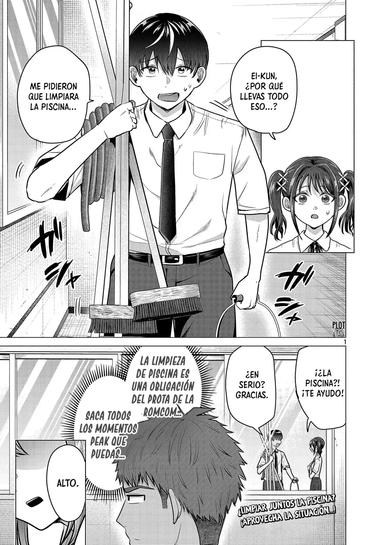 Make Heroine wo Katasetai!! Capitulo 15: ¡Quiero que ella domine el evento de limpieza de la piscina! página 2
