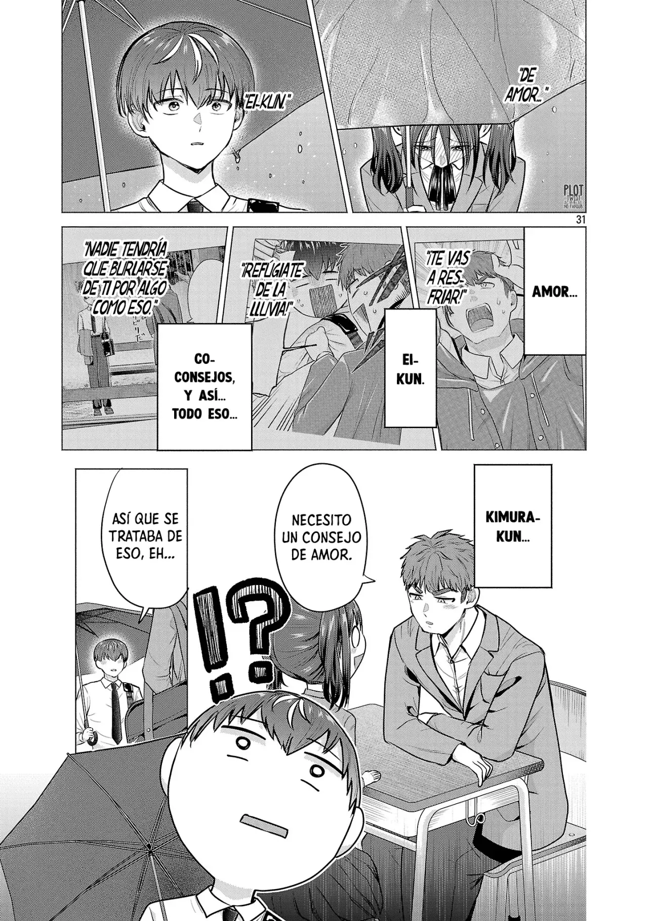 Make Heroine wo Katasetai!! Capitulo 3: ¡Quiero que compartan un paraguas! página 32