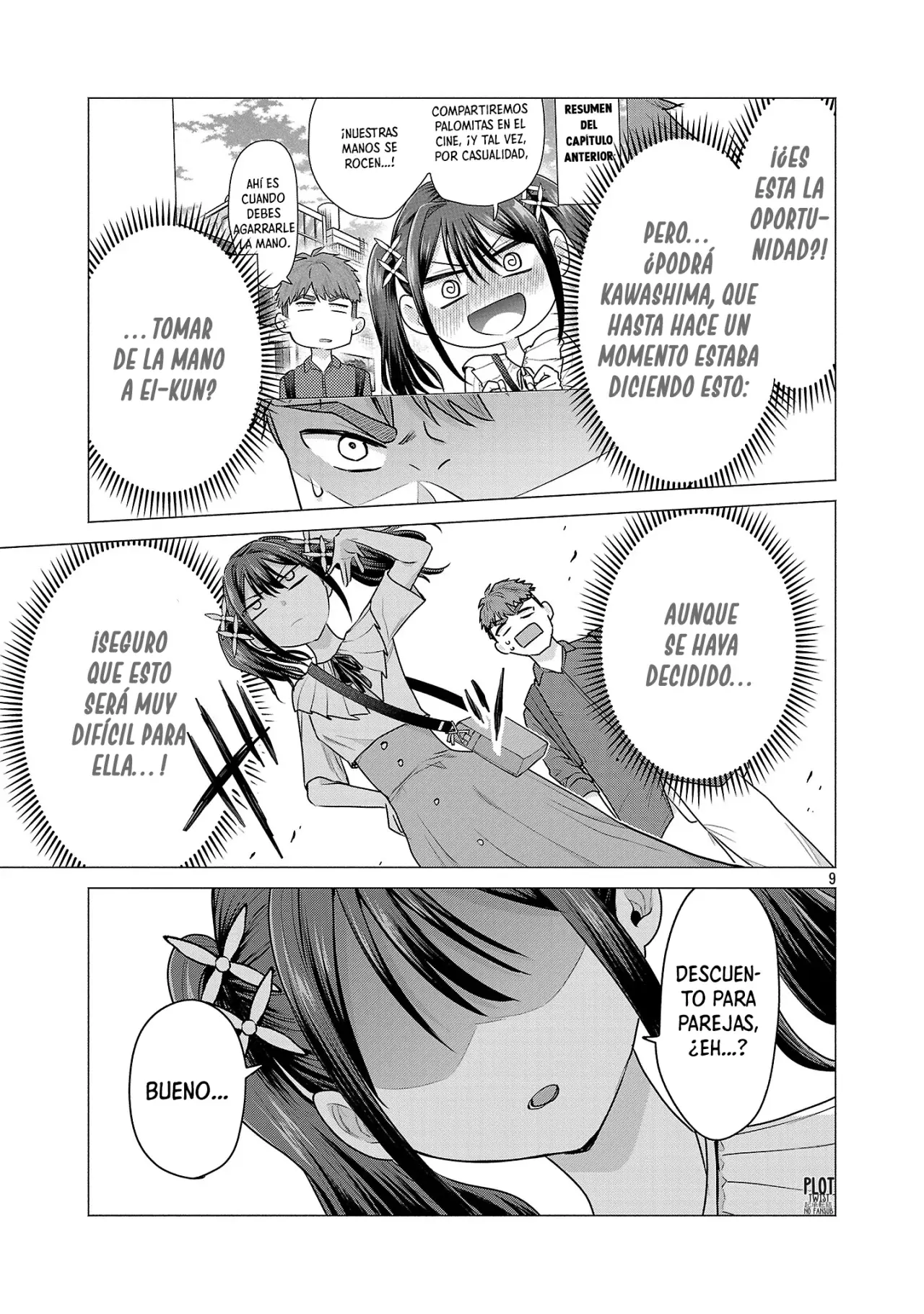 Make Heroine wo Katasetai!! Capitulo 5: ¡Kawashima Manaka quiere tener una cita! página 10