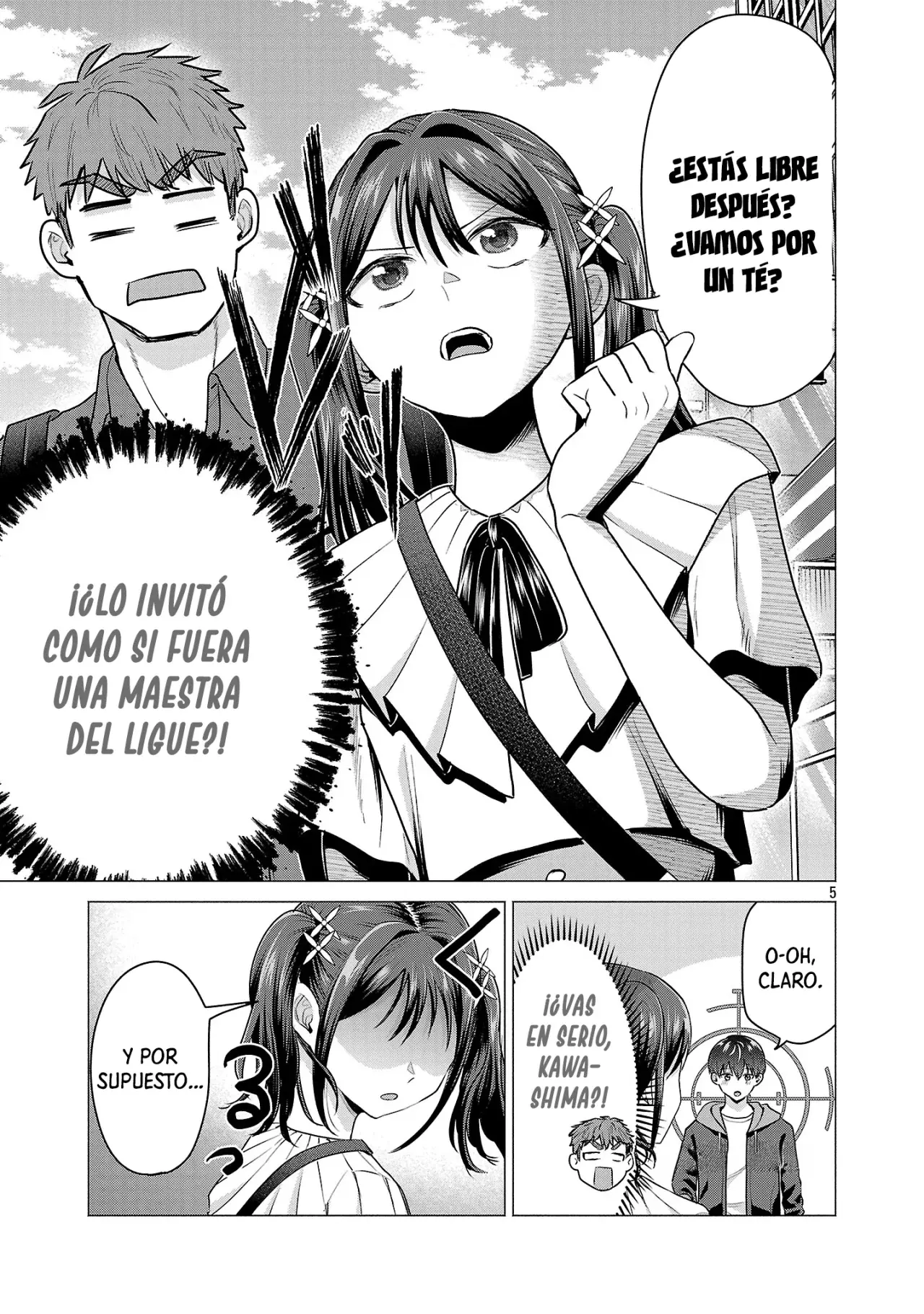 Make Heroine wo Katasetai!! Capitulo 5: ¡Kawashima Manaka quiere tener una cita! página 6