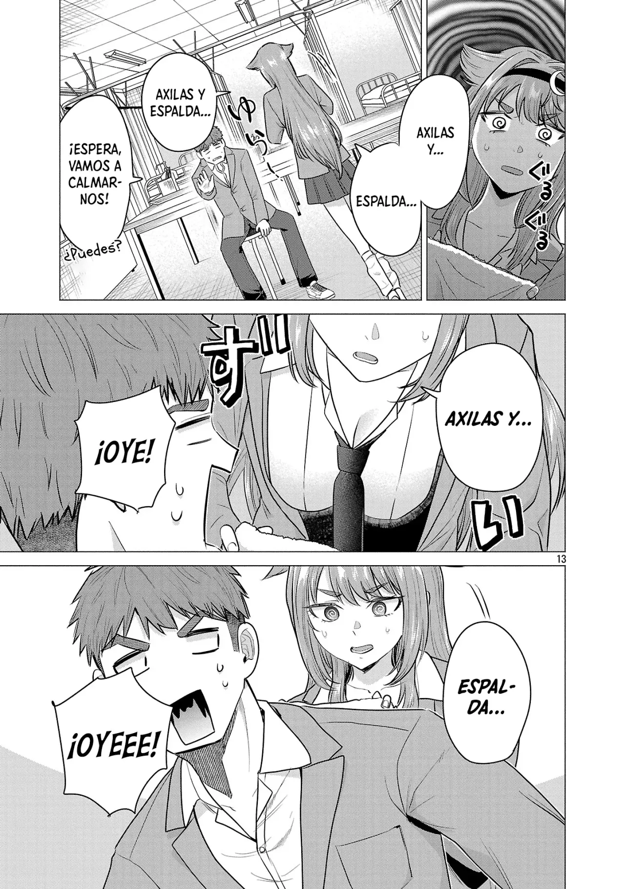 Make Heroine wo Katasetai!! Capitulo 6: ¡Takabi Ayame quiere cuidar de él! página 14