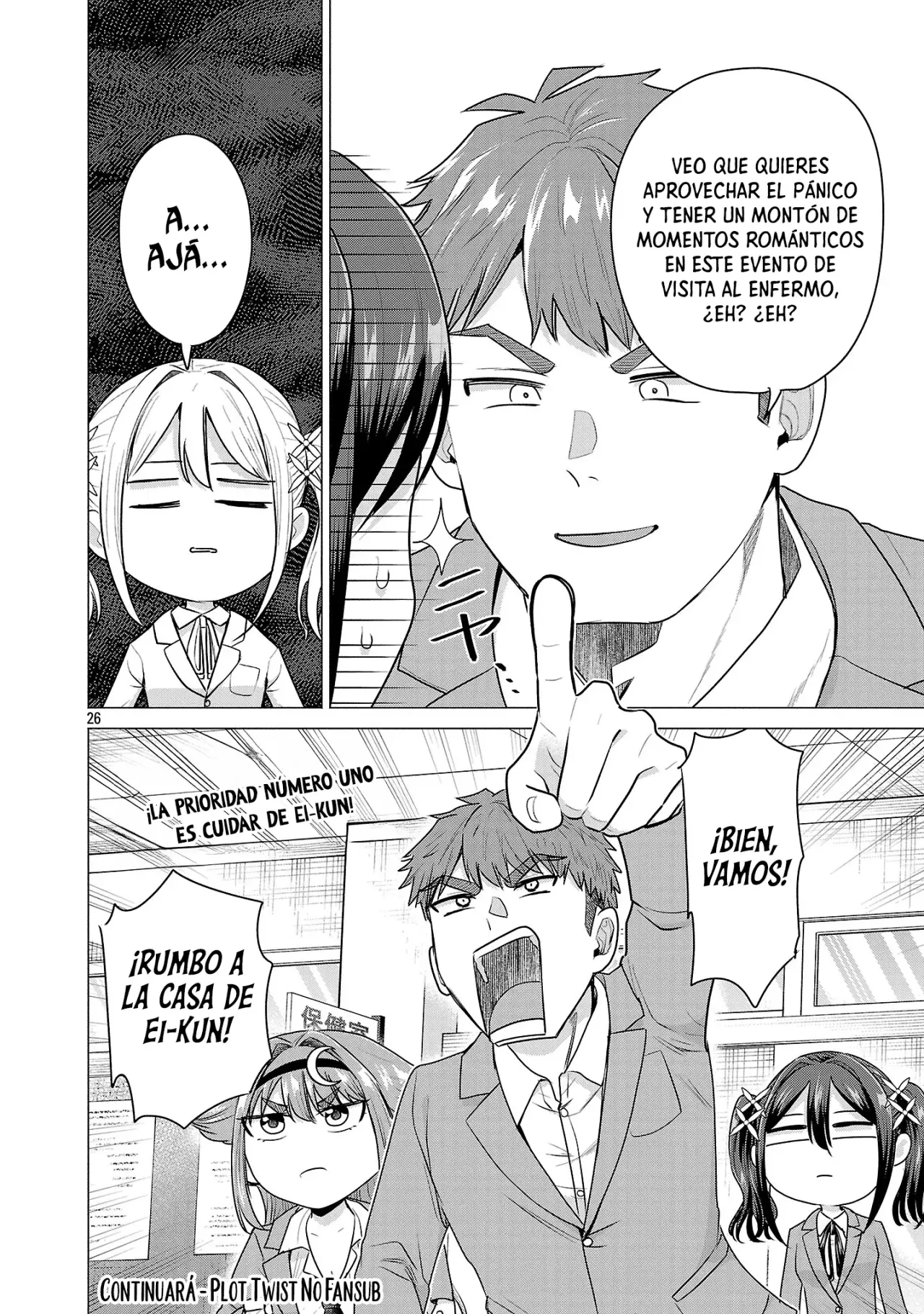 Make Heroine wo Katasetai!! Capitulo 6: ¡Takabi Ayame quiere cuidar de él! página 27