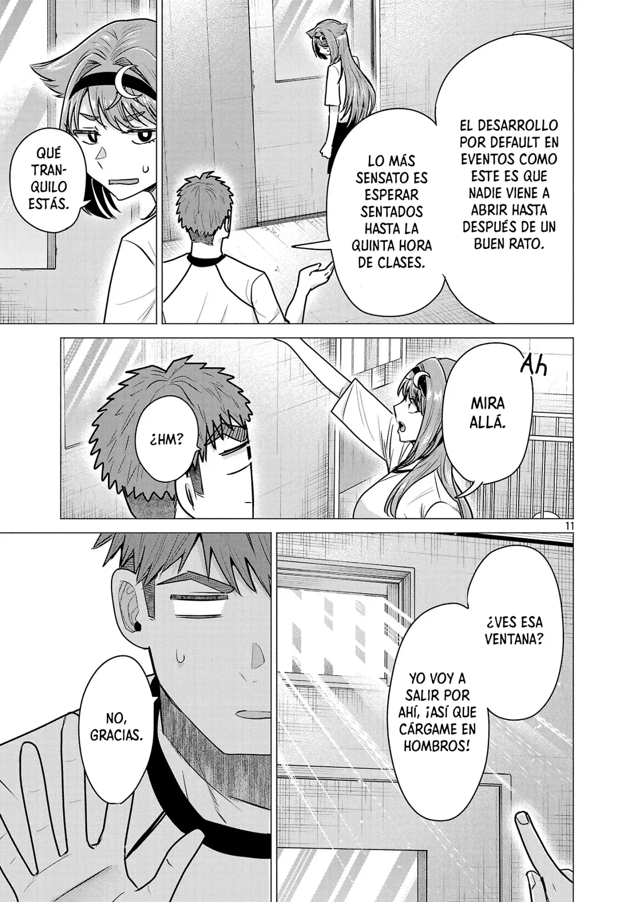 Make Heroine wo Katasetai!! Capitulo 9: ¡Quiero salir del almacén de gimnasia! página 12