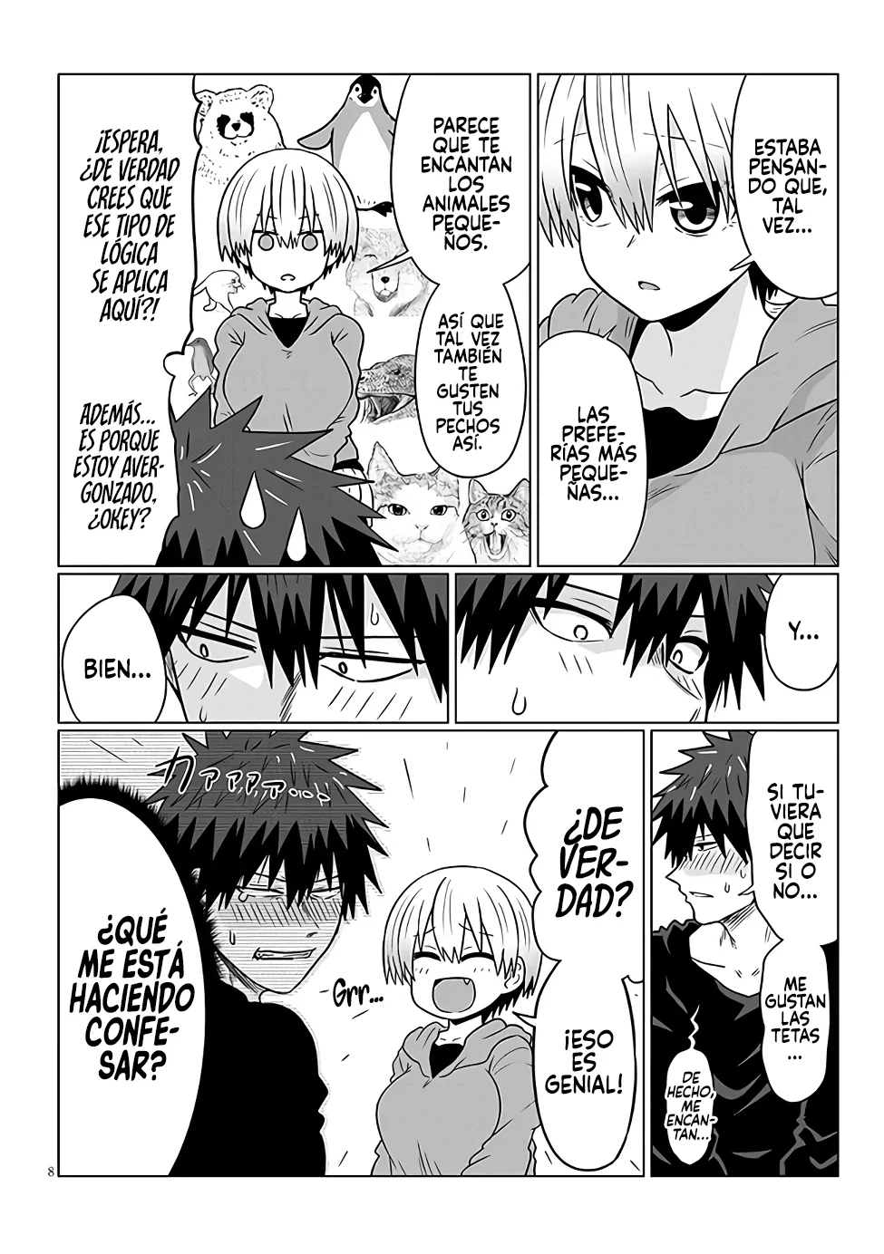 Uzaki-chan wa Asobitai! Capitulo 100 página 9