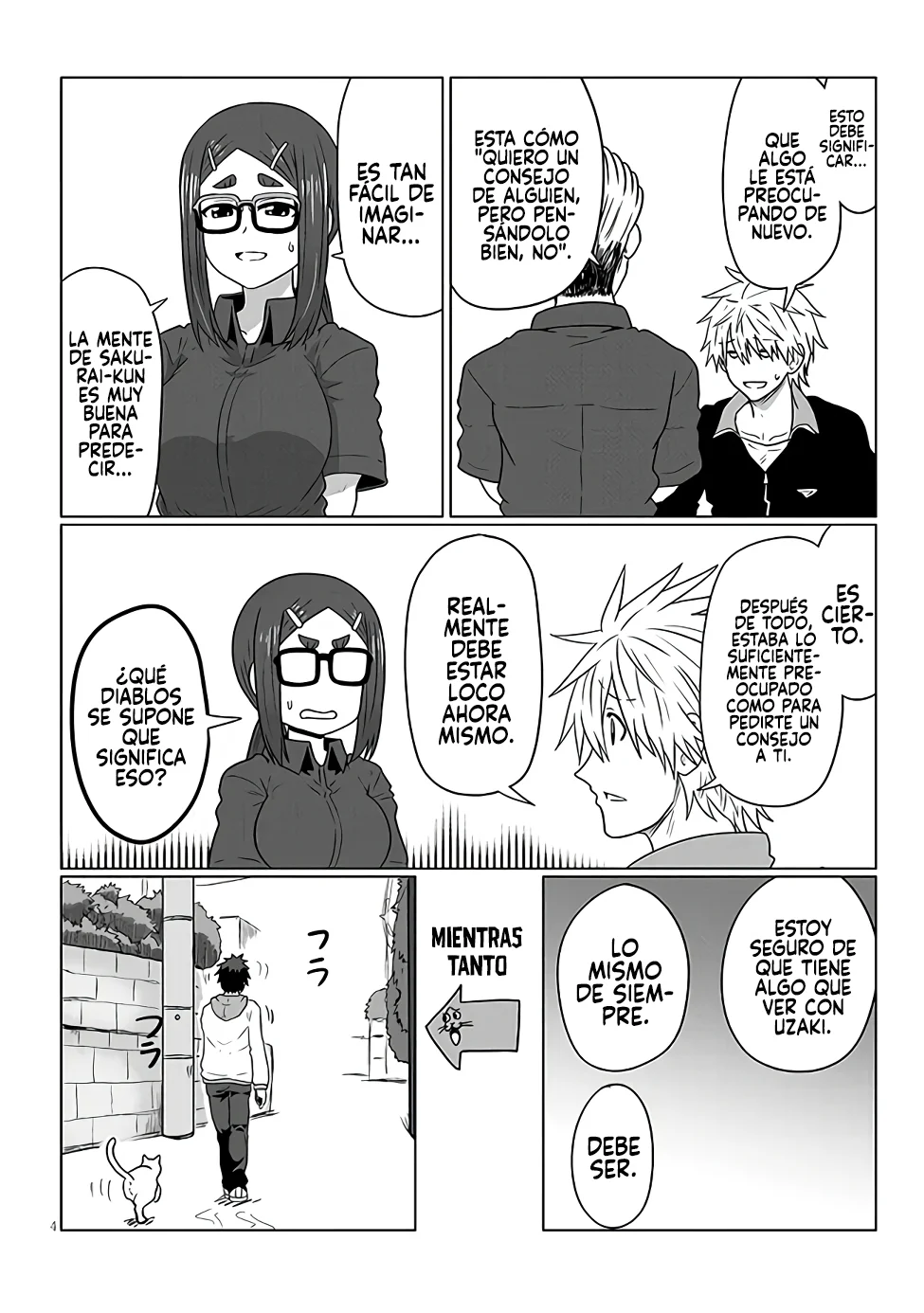 Uzaki-chan wa Asobitai! Capitulo 102 página 6