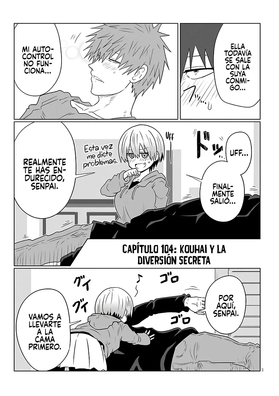 Uzaki-chan wa Asobitai! Capitulo 104 página 5
