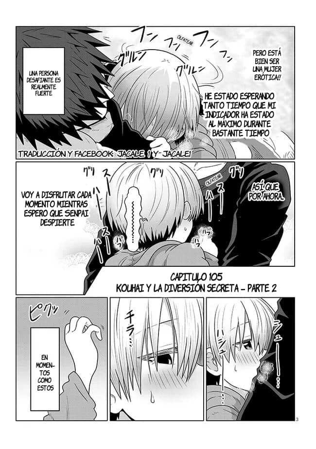 Uzaki-chan wa Asobitai! Capitulo 105 página 3