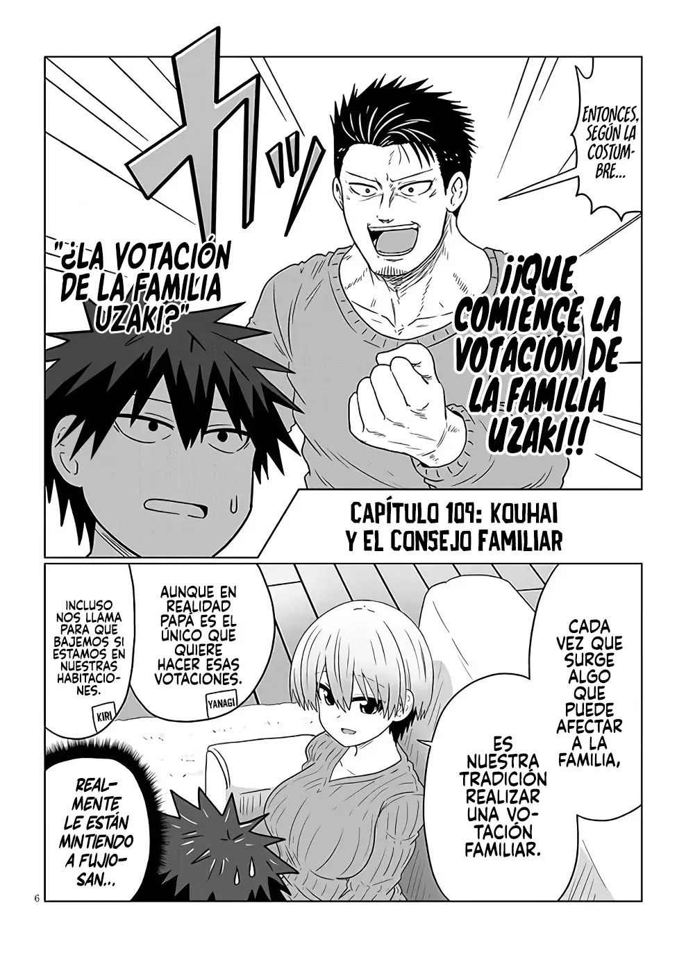 Uzaki-chan wa Asobitai! Capitulo 109 página 8