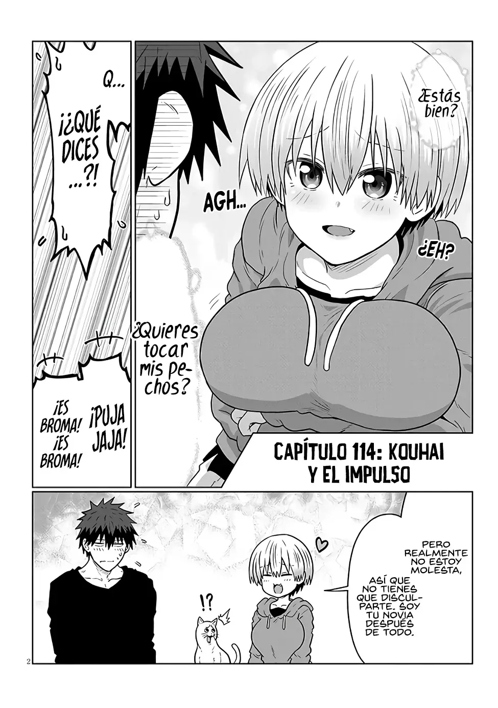 Uzaki-chan wa Asobitai! Capitulo 114 página 4