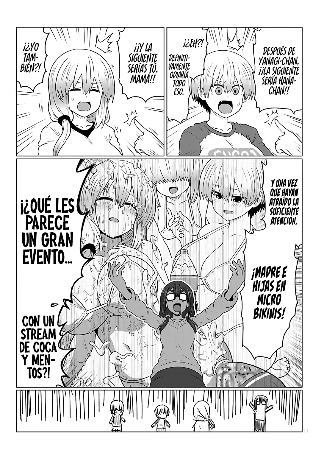 Uzaki-chan wa Asobitai! Capitulo 117 página 12