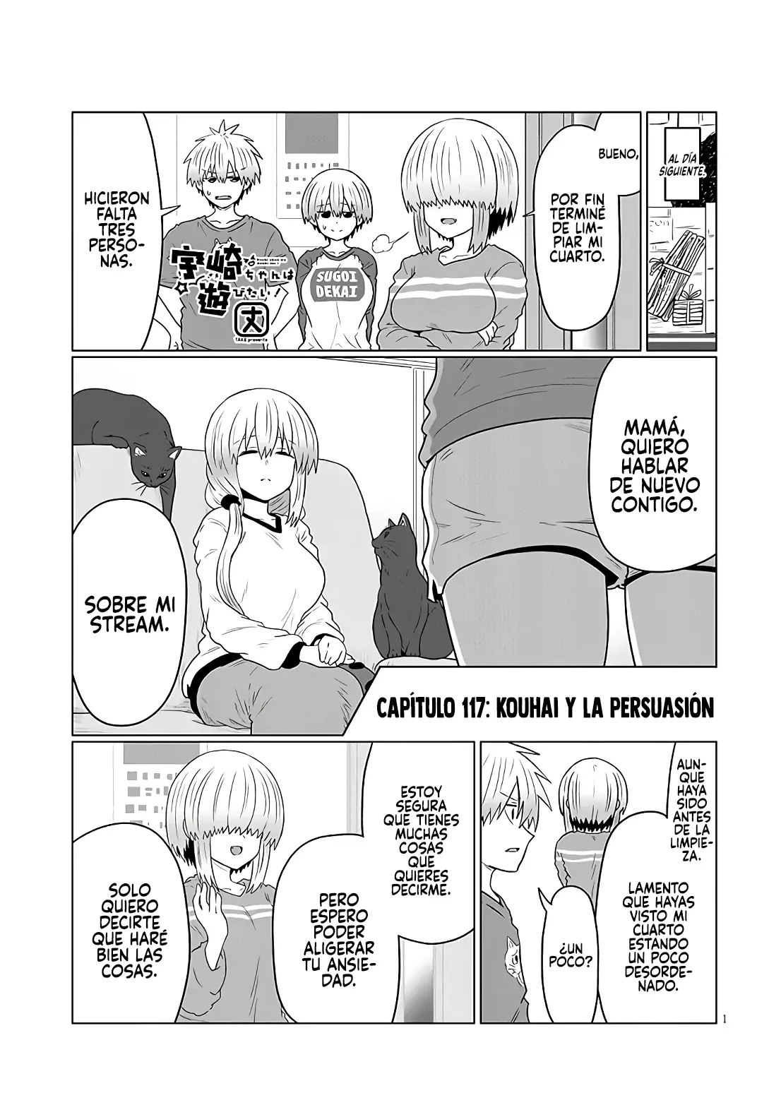 Uzaki-chan wa Asobitai! Capitulo 117 página 3