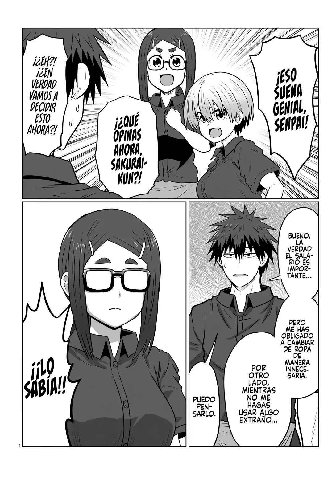 Uzaki-chan wa Asobitai! Capitulo 121 página 6