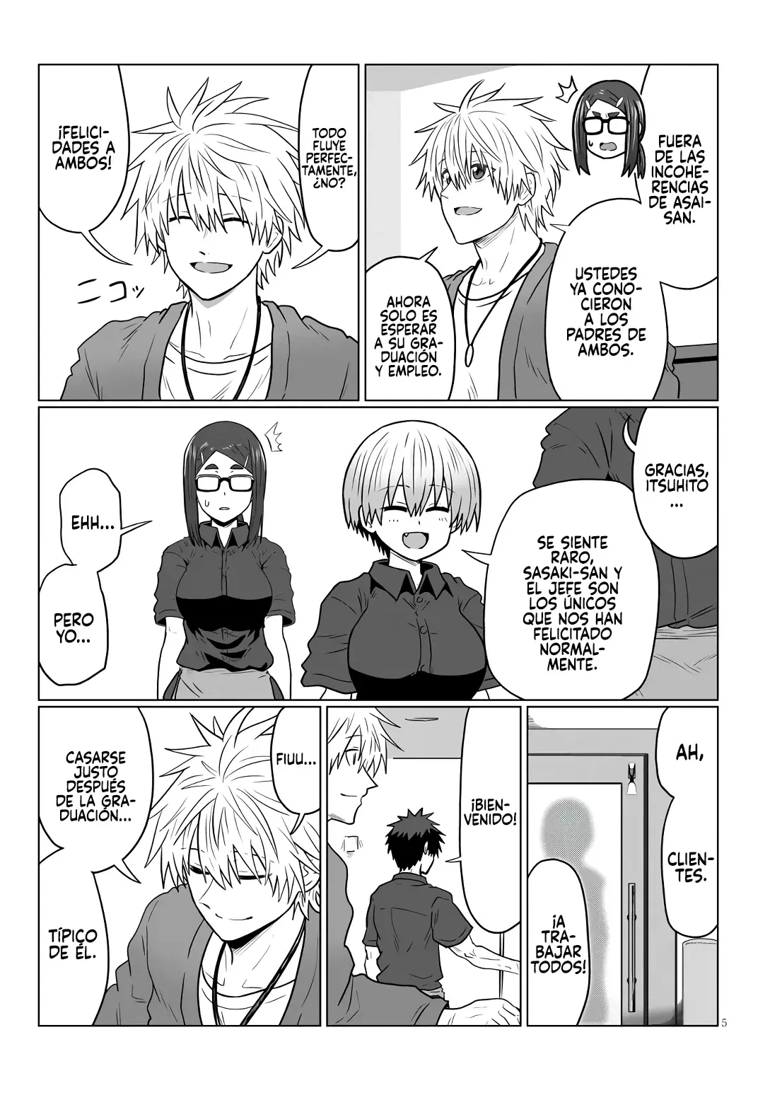 Uzaki-chan wa Asobitai! Capitulo 121 página 7