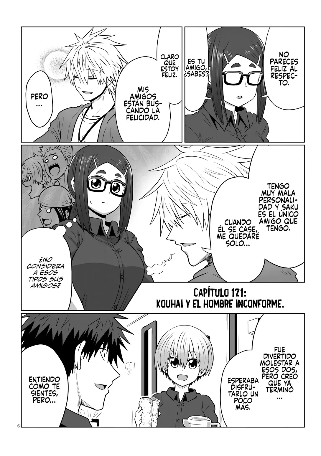 Uzaki-chan wa Asobitai! Capitulo 121 página 8