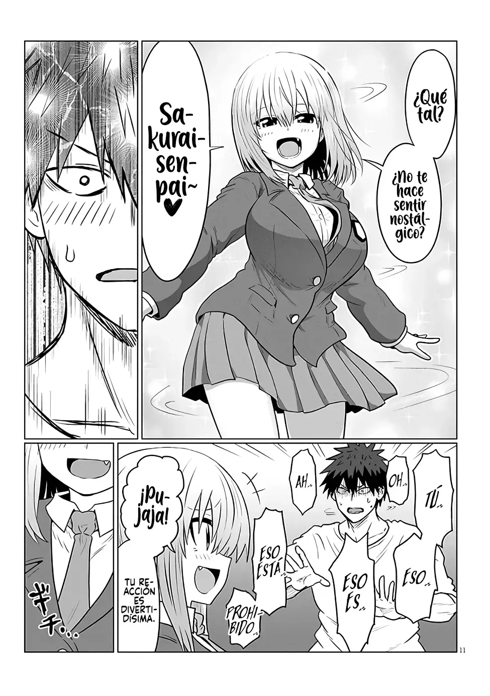 Uzaki-chan wa Asobitai! Capitulo 125 página 13