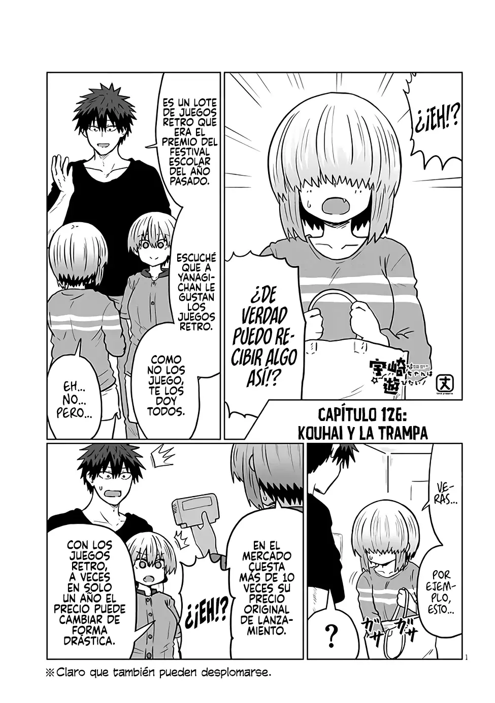 Uzaki-chan wa Asobitai! Capitulo 126 página 3