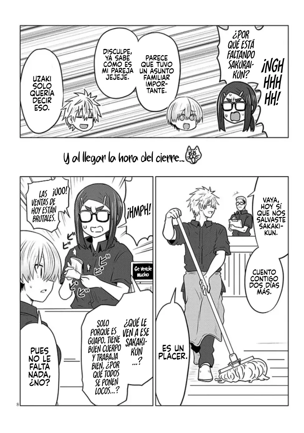 Uzaki-chan wa Asobitai! Capitulo 130 página 12