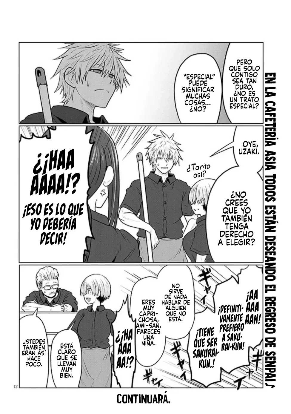 Uzaki-chan wa Asobitai! Capitulo 130 página 16