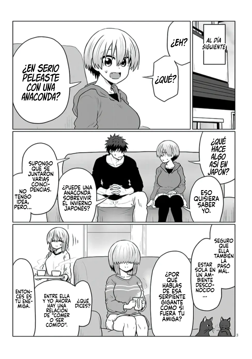 Uzaki-chan wa Asobitai! Capitulo 133 página 3