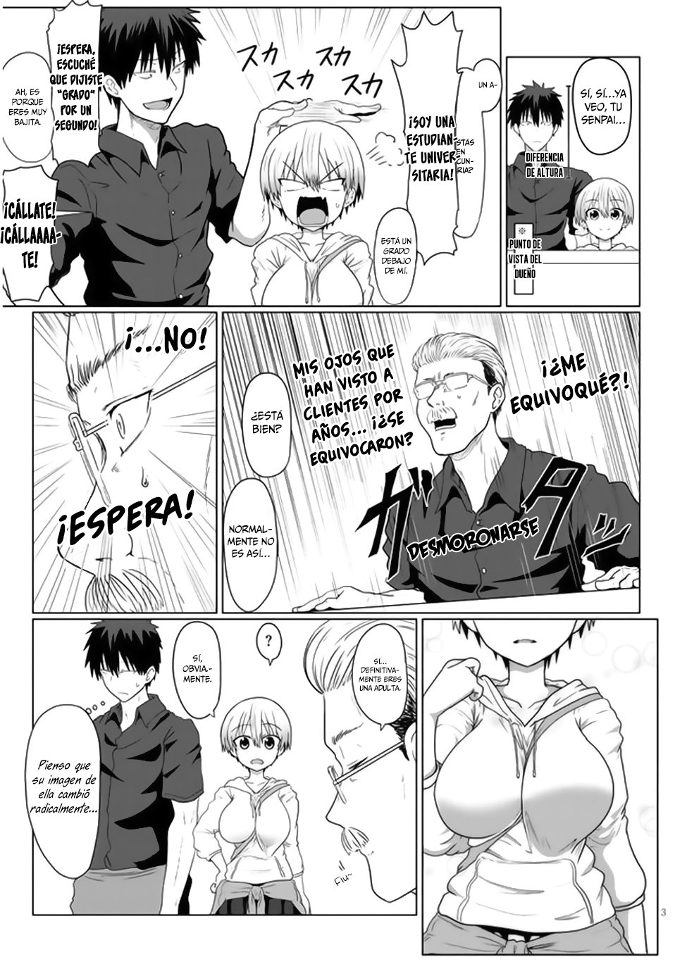 Uzaki-chan wa Asobitai! Capitulo 4 página 4