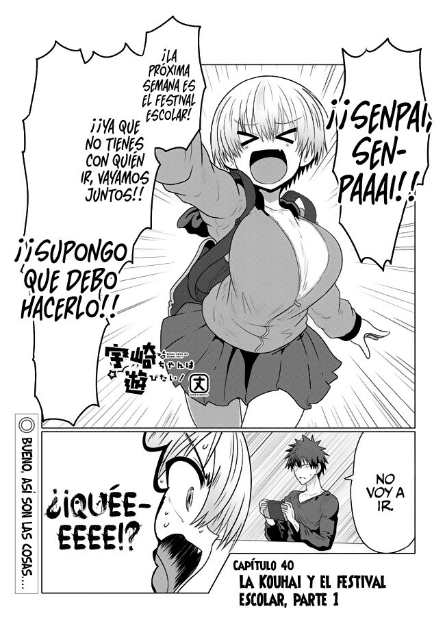 Uzaki-chan wa Asobitai! Capitulo 40 página 3