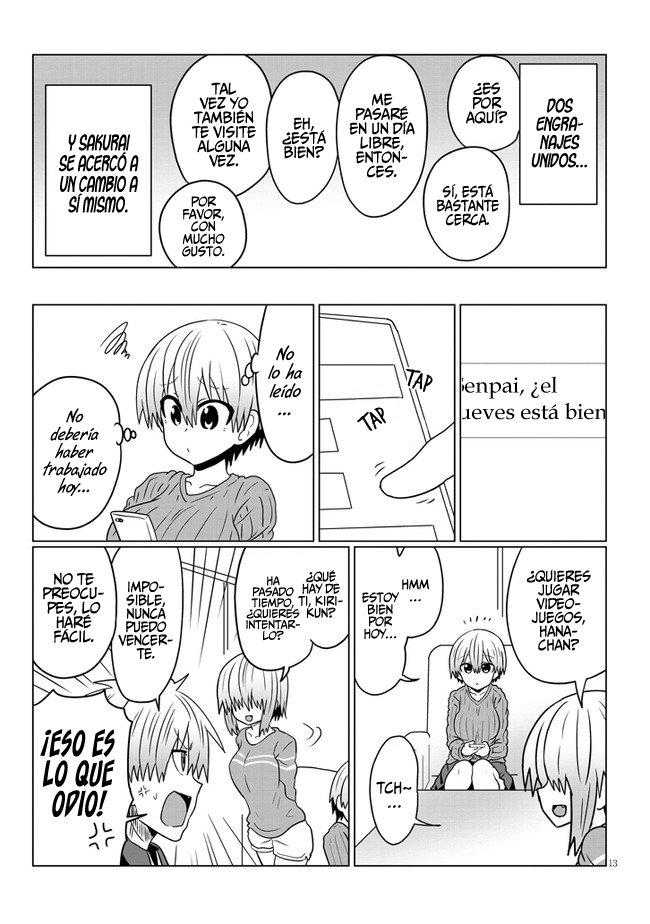 Uzaki-chan wa Asobitai! Capitulo 49 página 15