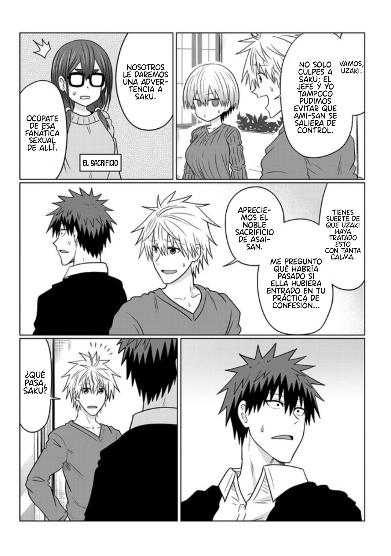 Uzaki-chan wa Asobitai! Capitulo 71 página 6