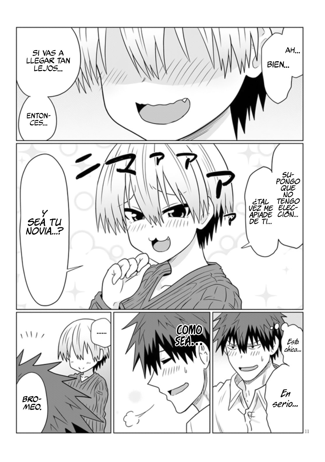 Uzaki-chan wa Asobitai! Capitulo 73 página 14