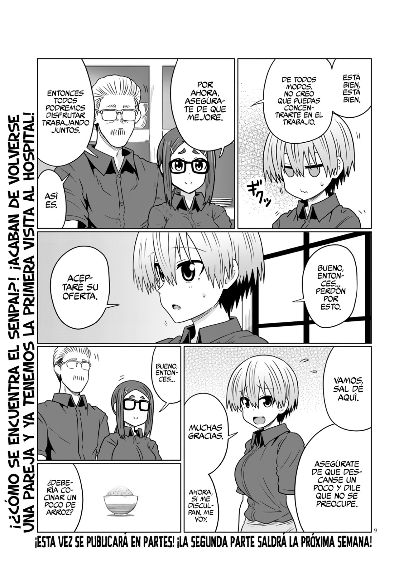 Uzaki-chan wa Asobitai! Capitulo 74 página 11