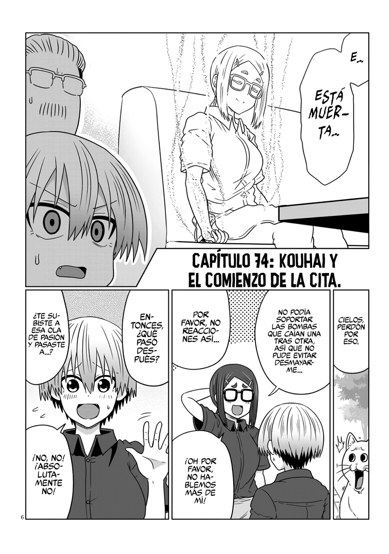 Uzaki-chan wa Asobitai! Capitulo 74 página 8
