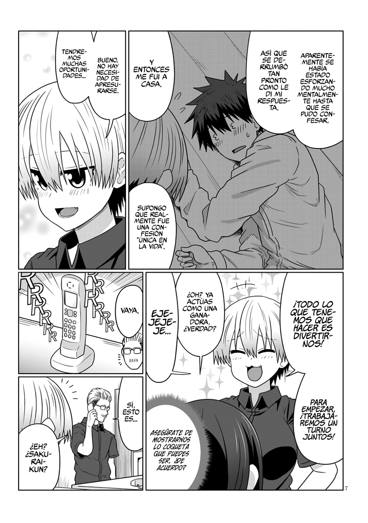 Uzaki-chan wa Asobitai! Capitulo 74 página 9