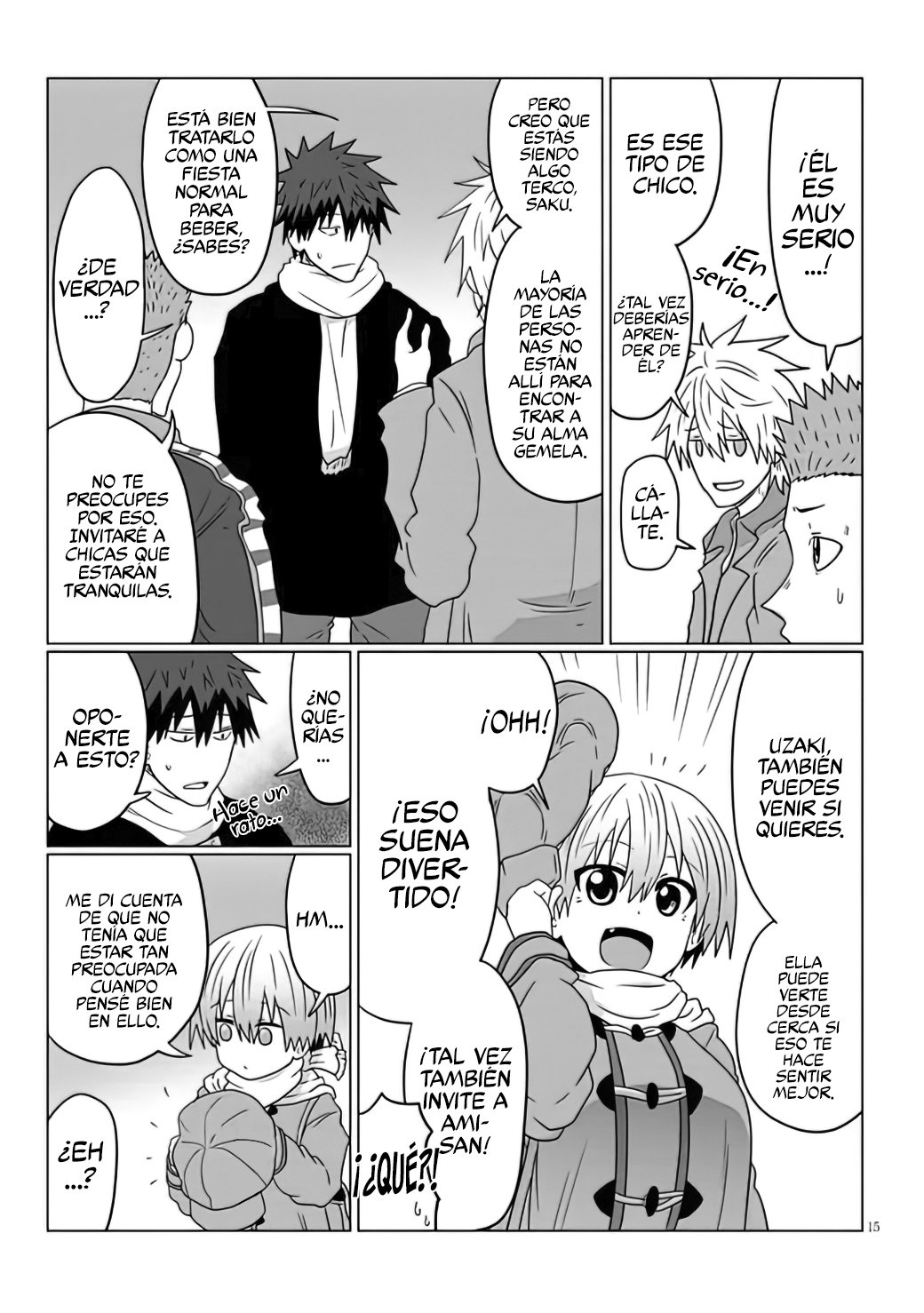 Uzaki-chan wa Asobitai! Capitulo 77 página 17