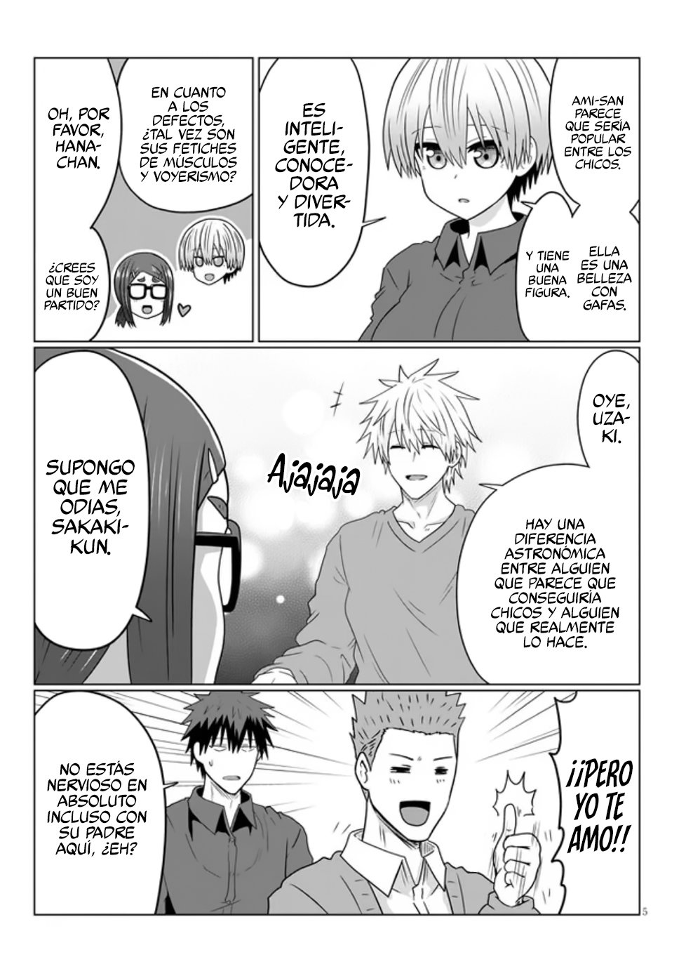 Uzaki-chan wa Asobitai! Capitulo 80.2 página 7