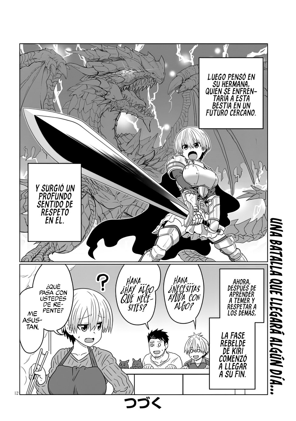 Uzaki-chan wa Asobitai! Capitulo 84 página 14