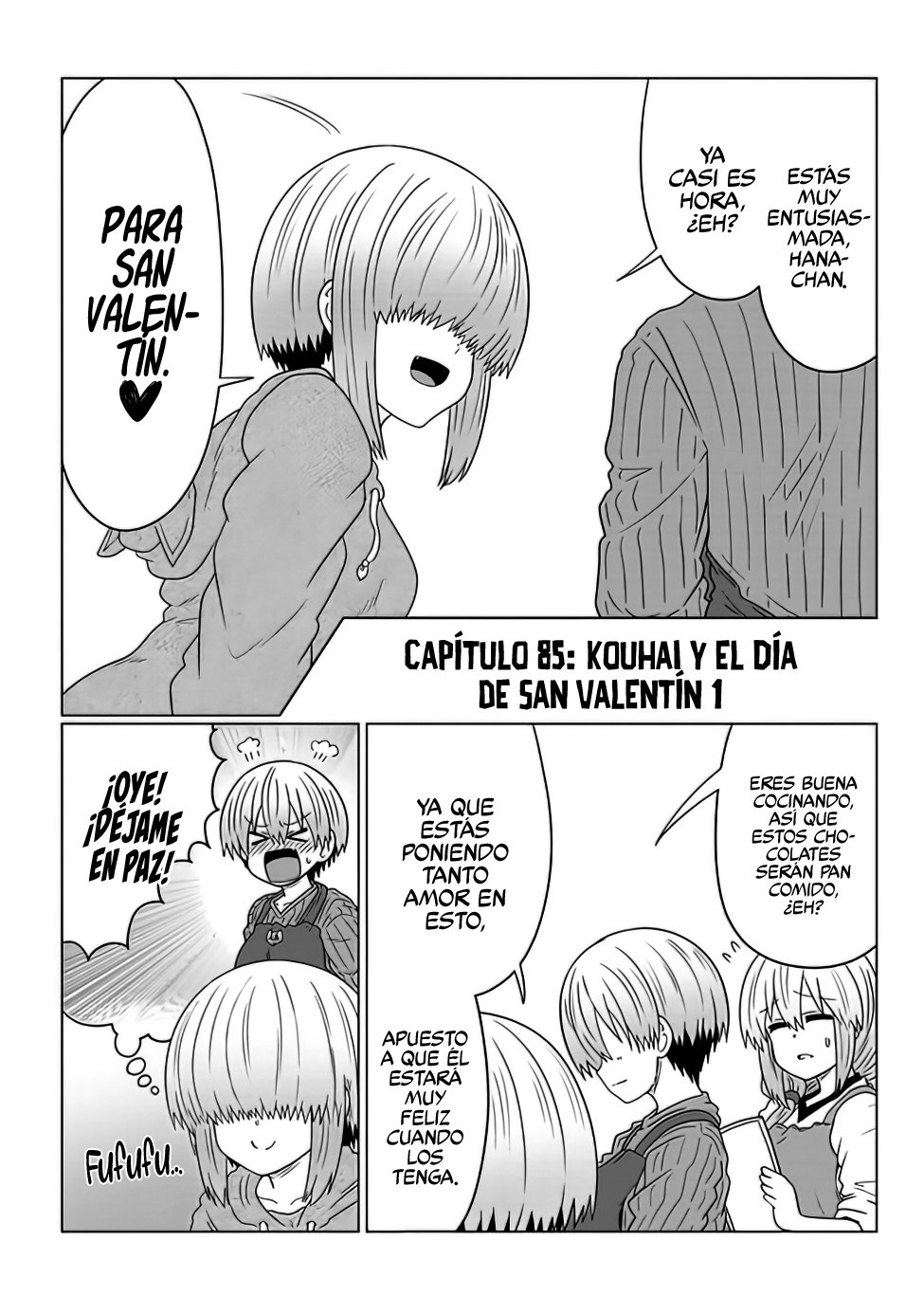 Uzaki-chan wa Asobitai! Capitulo 85 página 4