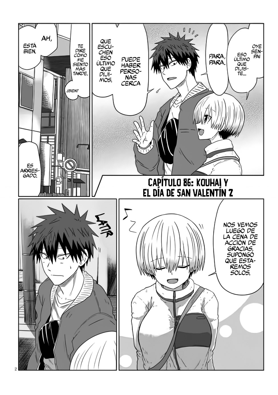 Uzaki-chan wa Asobitai! Capitulo 86 página 4
