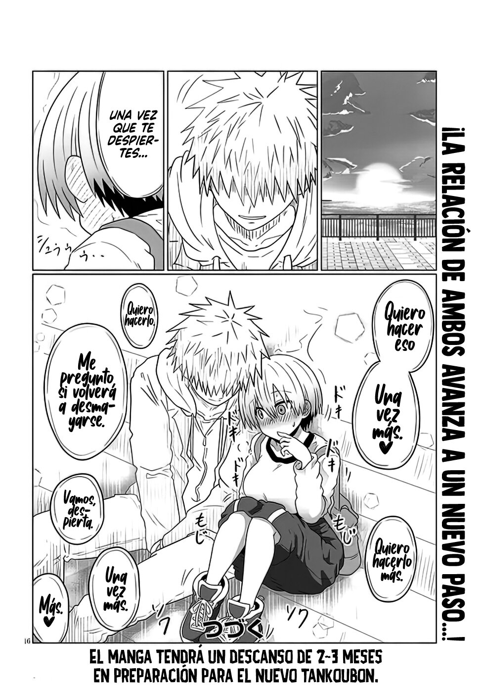 Uzaki-chan wa Asobitai! Capitulo 93 página 17