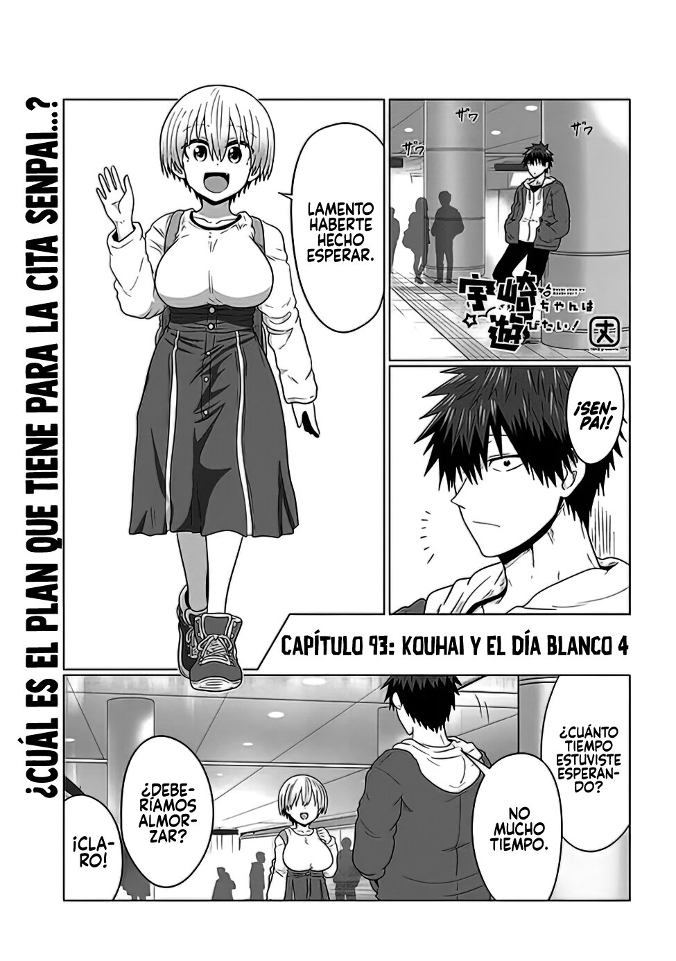 Uzaki-chan wa Asobitai! Capitulo 93 página 3