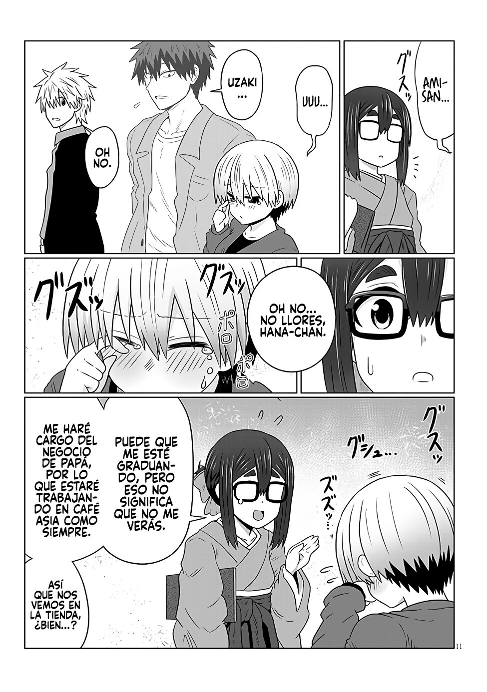 Uzaki-chan wa Asobitai! Capitulo 95 página 13