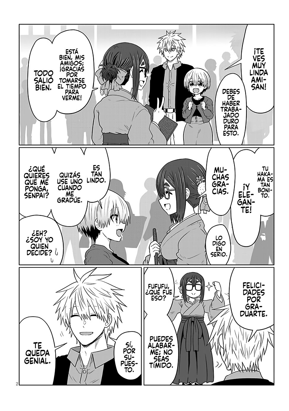 Uzaki-chan wa Asobitai! Capitulo 95 página 4