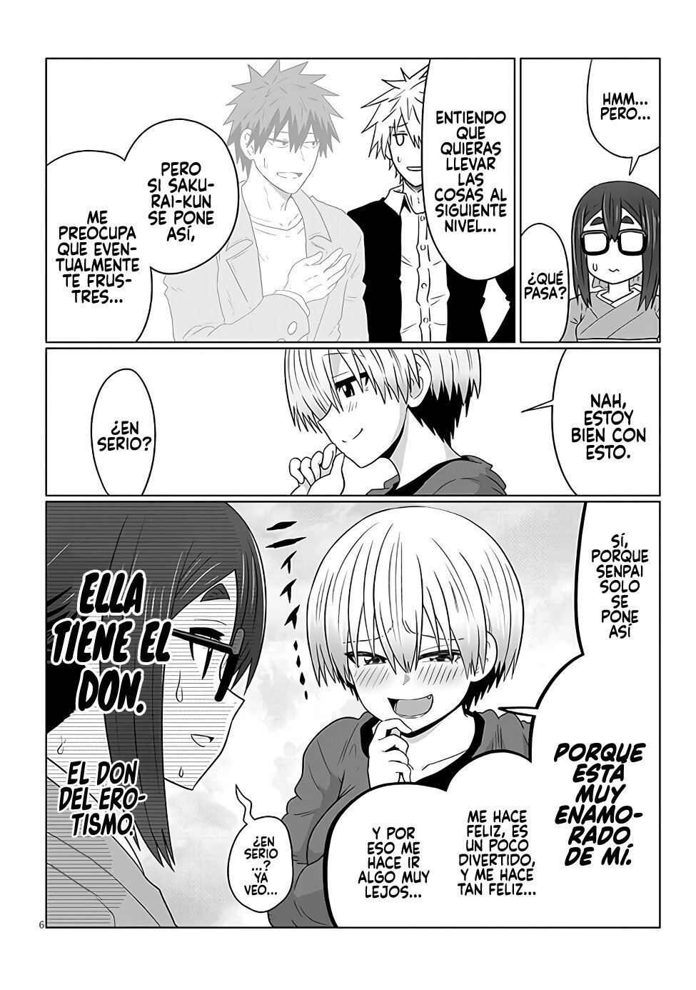 Uzaki-chan wa Asobitai! Capitulo 95 página 8