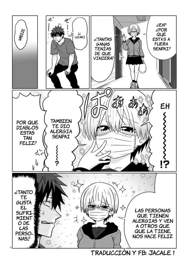 Uzaki-chan wa Asobitai! Capitulo 96: Kouhai y la fiebre del heno. página 8